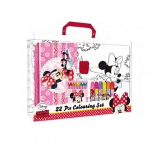 Set Disney Minnie de colorat A4 cu 22 piese